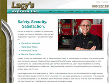 Tablet Screenshot of lacysexpress.com